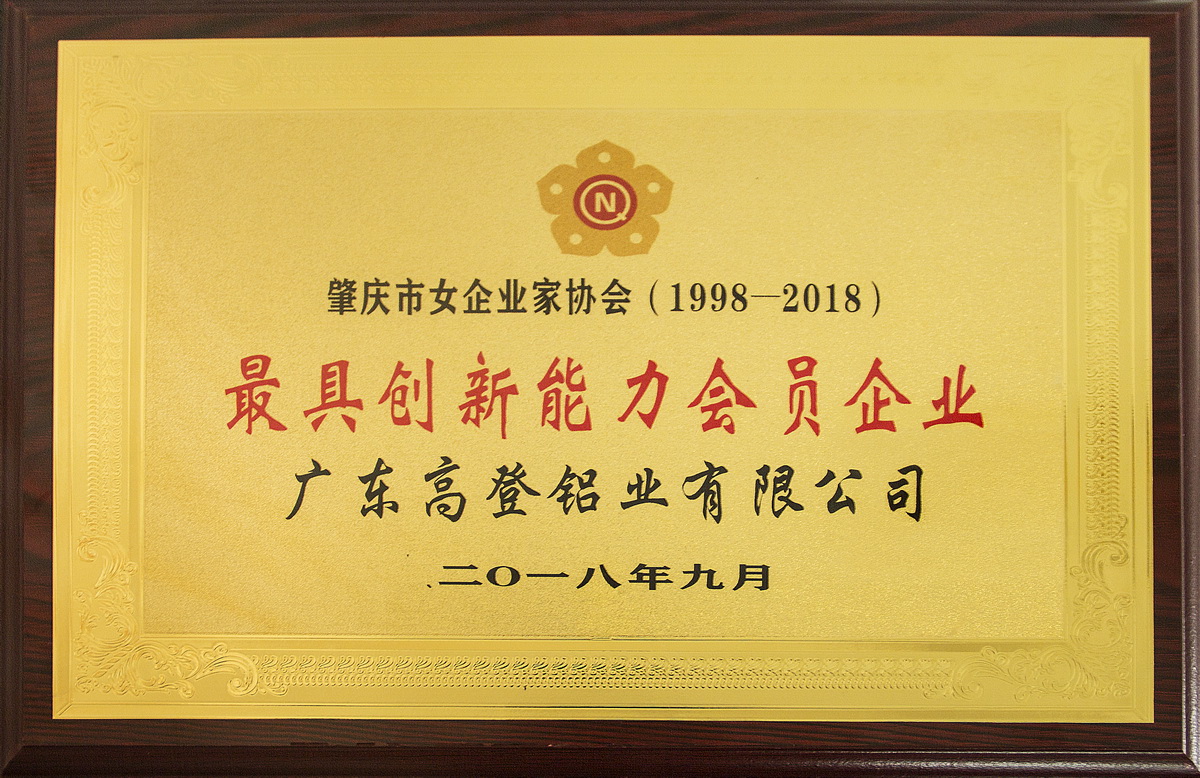 2018年最具创新能力会员企业