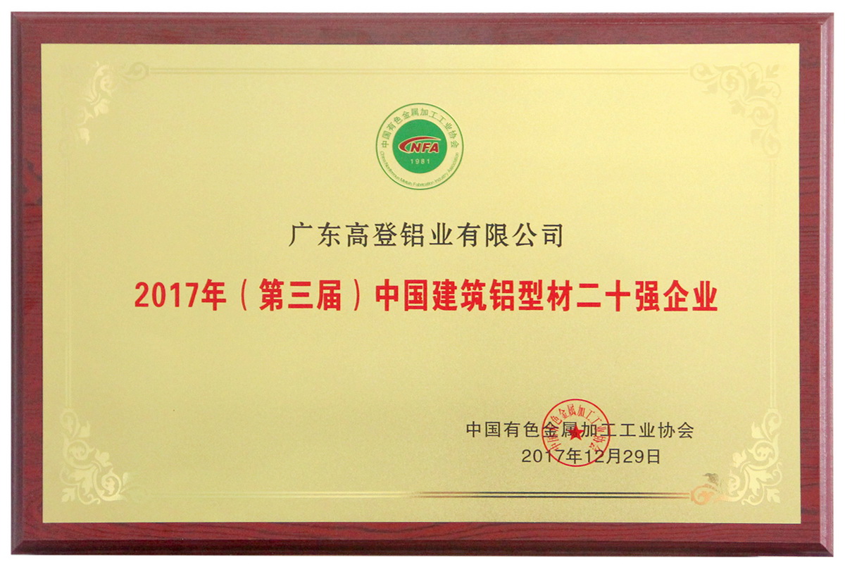 铝加工行业20强