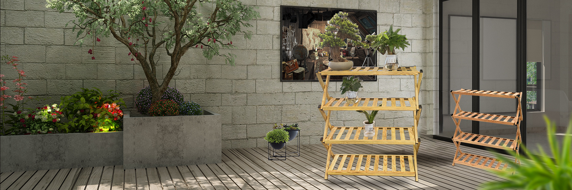 米兰系列 多功能花架