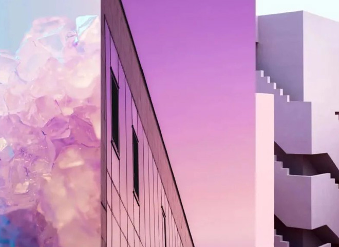 新配色|紫色+粉色，高段位的治愈浪漫系列