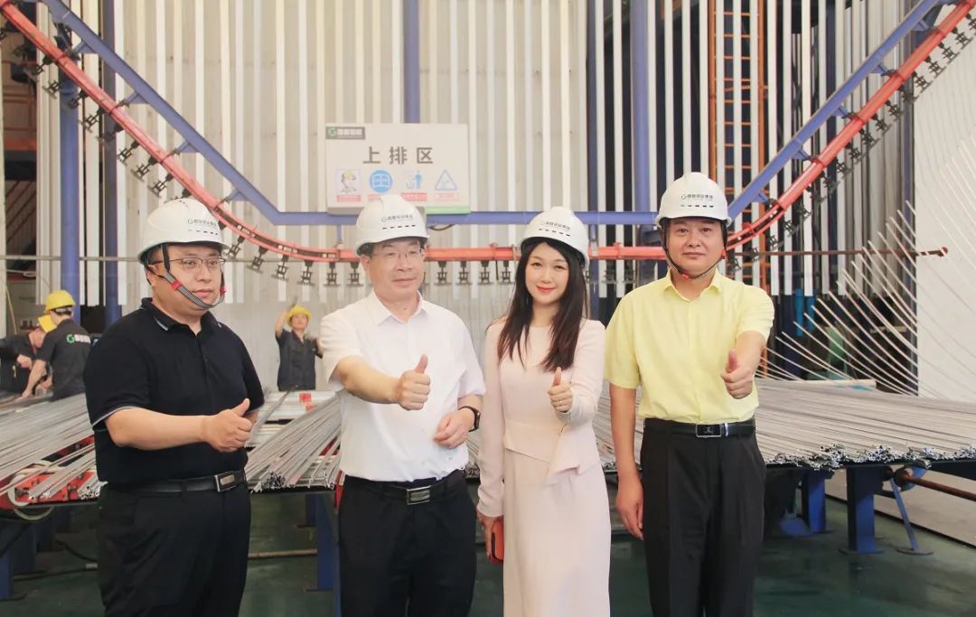 河北省石家庄藁城区委书记王锦山一行领导莅临mg冰球突破十大平台铝业集团考察