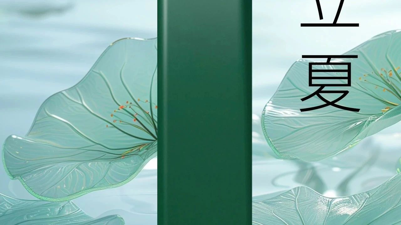 荷尖凝露，立夏知时